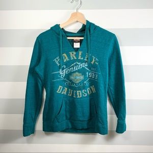 Harley Davidson, Hoodie, Illinois, Small
